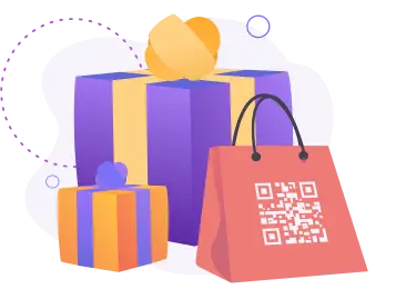 מתנה עם קוד QR