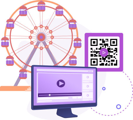 QR відео атракціонів